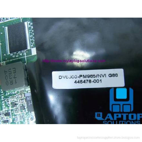 Original Hp 446476-001 Dv6000 Dv6500 Dv6600 Intel 965 Laptop Motherboard Notebook Main Board